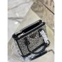 Prada Galleria Satin Mini Bag with Crystals  