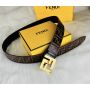 Fendi FF Leather Belt 4cm